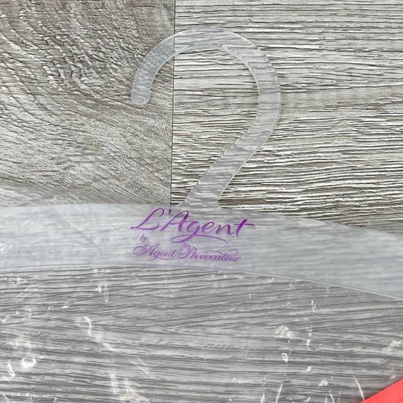 NWT- AGENT PROVOCATEUR Eleena Blue and Melon Triangle Swimsuit Bikini Top - XS - Picture 5 of 6